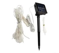 Solar Umbrella Lights 104 LED String with 8 Modes IP67 Waterproof for Garden Wedding Decor(color)