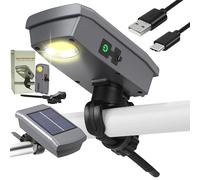 Solar/USB-C Rechargeable Grill Light for Blackstone Weber Grills, LED Work Light Tool Gifts for Men Him Dad, 360° Rotation Auto On/Off Heat-Resistant Grill Lights for Outdoor Grill BBQ Accessories