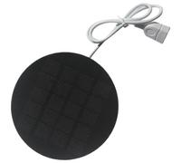 Solar USB Charger - 1.2W 5V Portable Waterproof Charger - Outdoor Solar Panel,for Camping Headsets Fans Travel Home RV Roof Exterior Phone Backpacks