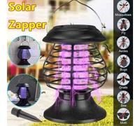 Solar Uv Bug Zapper , Mosquito And Fly Killer Outdoor Lamp