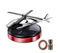 Solar Vehicle Fresh, Helicopter Diffuser, 4.13 x 3.35 x 2.36 inches Aromatherapy Perfume Device, Natural Vital Oils, Spin Fragrance Design, Perfect for Interior Scenting, Daily Driving