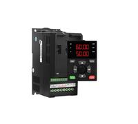 Solar VFD 3 Phase 380V 220VOutput Variable Frequency Inverter 0.75/1.5/2.2/3/4/5.5/7.5KW Frequency Drive for Motor Speed Control(0.4KW,1PH220VDC-3PH220V AC)