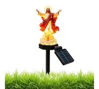 Solar Virgin Mary and Jesus Memorial Cross Garden Stake Light, LEDReligious