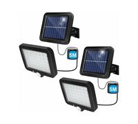 Solar Wall Light, Outdoor Security Lamp with Smart PIR Motion Sensor, Energy Saving Solar-Powered 56 LED Bright Light for Patio Yard Deck Garage