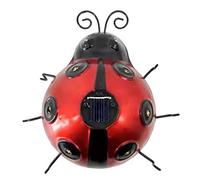 Solar Wall Light Outdoor Wall Lights Ladybird Waterproof Solar Lights for Outdoor Garden Decoration Solar Light Lighting for Fence Wall Garage Balcony Backyard Stairs