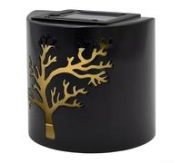 Solar Wall Sconce Outdoor Lighting with Built-In Light Sensor Weather-Resistant PVC Energy-Efficient Automatic Dusk to Dawn Black 69x70mm for Gardens Patios Pathways Courtyards 1 o(1pc)