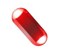 Solar Warning Lamp - Solar Warning Flash | 1.97x0.79 Inch Warning Powered Flashing Torch | Safety Bright Torch Road Signs | Lamp Bar