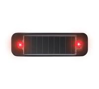 Solar Warning Light For Car - Solar Power Fake Car Alarm | LED Light Simulated dummyy Warning | Anti-Theft LED Flashing Security Light Car Alarm System Lamp | Solar Flashing Warning Light