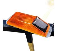 Solar Warning Light - Waterproof LED Warning Lamp | Beacon Super Bright Lighting for Road Signs for Construction Safety | Traffic Signal Lamp