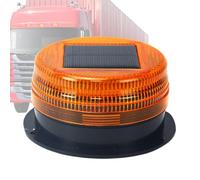 Solar Warning Lights Outdoor - Stop Sign Warning Lamp | LED Beacon Lights with Magnetic Base Water-Resistant Solar Safety Flashing Light for School Bus Ambulance