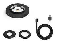 Solar Watch Fast Charger-Watch Solar Charger Metal Base, Fast Heat Dissipation, Solar Power Portable Charger, Suitable for Casio/Citizen/Seiko/Garmin Solar Watch Rounkin (Black)