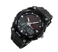 Solar Watch - Mens Digital Solar Powered Watch, Date Display Sport | Multifunctional Luminous Waterproof Wristwatch for Boys Men Driving Field Work Fitness Outdoor Casual Style Gift Accessories