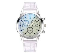 Solar Watches for Men Quartz Watch Stainless Luxury Dial Steel Casual Watch Bracele Watches Men's Watch Cuff Watch for Women (F, One Size)