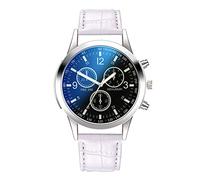 Solar Watches for Men Quartz Watch Stainless Luxury Dial Steel Casual Watch Bracele Watches Men's Watch Cuff Watch for Women (B, One Size)