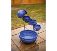 Solar Water Feature Garden Fountain Decorative Centrepiece Statue Decor Ornament