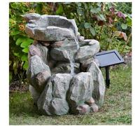 Rock Fall Water Feature Garden Smart Solar Fountain - 1170530