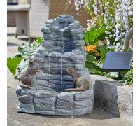 Smart Solar Otter Falls Hybrid Powered Fountain, 1175005