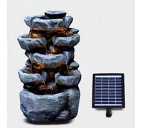 Solar Water Fountain Home Garden Decoration Led Rock Solar Water Feature