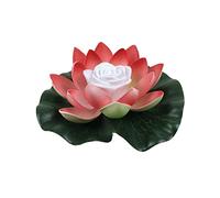 Solar Water Fountain Pool Pond Waterfall Garden Decoration Buildings Outdoor Bird Bath for Solarna Panel Powered Water Pump Garden Water Feature(Red)