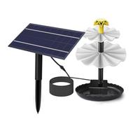 Solar Water Fountain - Solar Water Pump - Solar Bird Fountains, Waterfall Features - Aviary Eco Splash Pump, Aviary Eco Cascade | Chip Stream - Splash Features