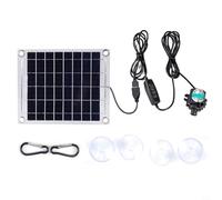 Solar Water Pump Kit, 12V 10W Solar Panel Water Pump, with Adjustment Switch, Solar Pumps for Ponds for Garden, Yard, Fish Tank, Patio Lawn Pool, DC Solar Fountain Pump, Solar Pond Pump