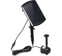 Solar Water Pump Kit, 9V 1.8W Solar Panel Floating Fountain for Bird Bath, Pond & Garden, Includes Stand, Eco-Friendly, Easy Installation