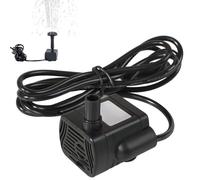 Solar Water Pump Mini Solar Fountain Pump Quiet with 1.5m Line for Water Feature Floating Pond Spraying Distance 1.5m for Aquarium No Panel