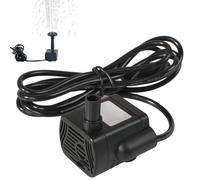 Solar Water Pump Mini Solar Fountain Pump Quiet with 1.5m Line for Water Feature Garden Floating Pond Spraying Distance 1.5m for Aquarium No Panel, for Feature