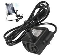 Solar Water Pumps DC 22V-24V 3W Mini Solar Fountain Pumps 300L/H Quiet Waterproof Water Feature 4.9ft Spraying Distance Ideal for Home Aquarium No Panel
