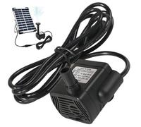 Solar Water Pumps, DV 5.5V-12V 3W Mini Solar Fountain Pumps, 300L/H Quiet Waterproof Water Feature Pumps, 4.9ft Spraying Distance, No Solar Panel, Solar Pumps for Garden Water Features