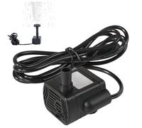 Solar Water, Solar Fountain, Mini Solar Fountain Quiet Solar with 1.5m Line for Water Feature Garden Floating Pond Spraying Distance 1.5m for Aquarium No Solar Panel