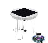 Solar Water Wiggler, Solar Bird Bath Fountain | Solar Powered Stainless Steel Fountain for Bird Bath, Decorative Brushless Motor Bird Bus Bubbler, Attractive Garden Pond Decoration for Park