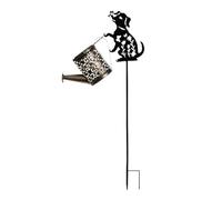 Solar Watering Can, Dachshund Lantern Decor, Garden Stake Lighting With Solar Power, Metal Outdoor Light Black Color Finish, Patio Lawn Pathway Decor Lamp, Yard Porch Flower Bed Accent Glow
