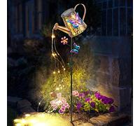 Solar Watering Can Lights Solar Garden Light Waterproof LED Garden Stake Lights for Path Fence Patio Lawn