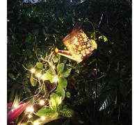 Solar Watering Can with Lights - Outdoor Garden Decor, Waterproof Hanging Lantern Landscape Lights for Yard, Patio, Pathway - Solar Lights Outdoor (C)