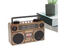 Solar Weather Radio, Wireless Rechargeable Speaker for Home | Vintage Lightweight Radio for Travel, Outdoor, School, Park and Travel