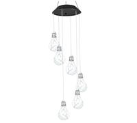 Solar Wind Chimes for Outside Colorful Bulb Ball LED Solar Wind Chimes Hanging for Outside Easy to Use Chime for Garden Balcony Bedroom Yard, Garden