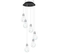 Solar Wind Chimes for Outside Colorful Bulb Ball LED Solar Wind Chimes Hanging for Outside Easy to Use Chime for Garden Balcony Bedroom Yard for