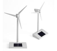 Solar Wind Mill Mini Solar Powered Windmill Kids Toy,Home Decoration Garden Desk Ornament Mini Solar Energy Toy Solar Wind Toy for Teaching Tools Children or Friends