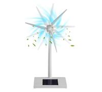 Solar Wind Mill - Solar Wind Mill | 14 x 9 x 26 cm Wind Mill for Desk, Resource Decorative Items Educational Tools Home, Classroom Outdoor Garden Patio