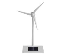 Solar Windmill - ABS, 5.51x3.54x10.24in Solar Powered Wind Turbine Model | Interactive Teaching Tool Renewable Energy Science Toy, Desktop Decoration Educ