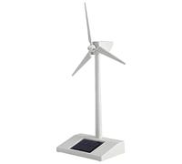 Solar Windmill ABS Mini Turbine Model, Desktop Teaching Tool, Renewable Energy Display, Classroom Science Decor | Durable ABS Models for School
