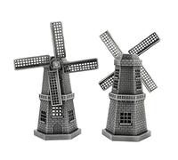 Solar Windmill Gift European Style Holland Windmill Ornaments Miniature Arts Craft Desktop Decor