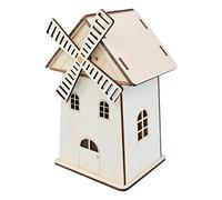 Solar Windmill House Educational - Science Craft Kit Vintage Windmill