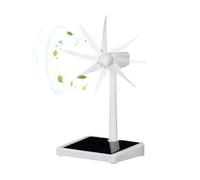 Solar Windmill Model - Solar Powered Windmill Model | Sôlar Powered Windmills Toy | Science Teaching Craft Ornament Desktop Home Experiment for Kids Creative Learning