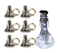 Solar Wine Bottle Lights - 6X Fairy String Light Wine Bottle | Waterproof LEDs Copper Wire Battery Operated Warm White Lights Decoration for Tabletop Outdoor Party Garden Pathway Table