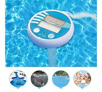 Solar Wireless Floating Pool Thermometer with Digital LCD Display, C/F, Rope Included, 9.33144E+12