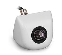 Solar Wireless Reversing Camera Front View Camera Backup AHD 1080P Intelligent Vehicle Track Rear Reverse Trajectory With Dynamic Gui Line Monitor(White)