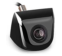 Solar Wireless Reversing Camera Front View Camera Backup AHD 1080P Intelligent Vehicle Track Rear Reverse Trajectory With Dynamic Gui Line Monitor(Black)