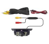 Solar Wireless Reversing Front View Camera Backup AHD 1296 * 1080P 180 Gree CCD Fisheye Lens Starlight Night Vehicle Front Car Reverse Monitor(Rear Camera)